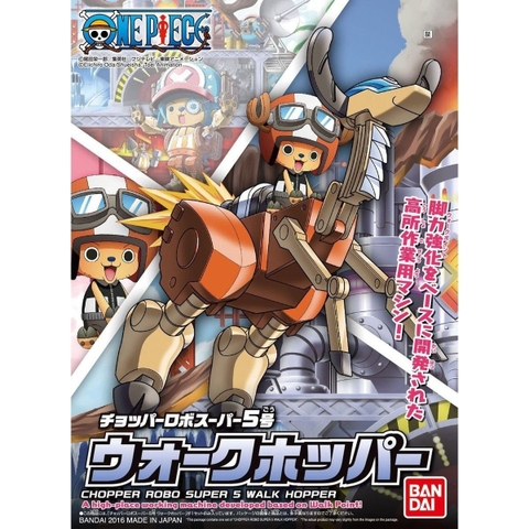 Mô Hình Lắp Ráp OP CHOPPER ROBO SUPER 5 WALK HOPPER của Bandai Nhật Bản