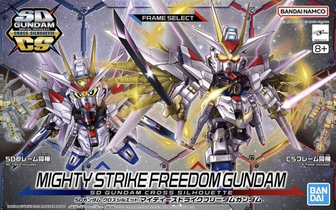 Mô Hình Lắp Ráp Gundam SD CROSS SILHOUETTE MIGHTY STRIKE FREEDOM GUNDAM của Bandai Nhật Bản
