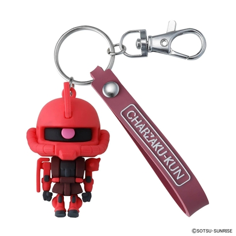 Mô Hình Móc treo CHARZAKU-KUN 3D RUBBER MASCOT KEYCHAIN của Bandai Nhật bản