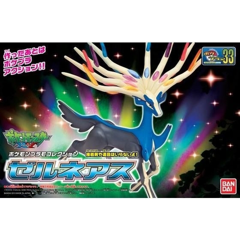 Mô Hình Lắp Ráp Pokemon Plastic Model Collection Select Series Xerneas của Bandai Nhật Bản