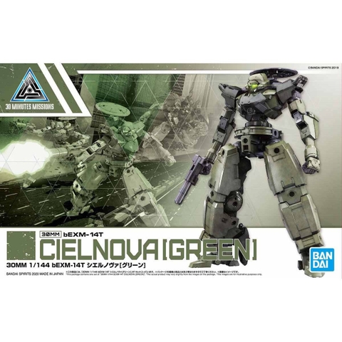 Mô Hình Lắp Ráp 30MM 1/144 bEXM-14T CIELNOVA [GREEN] của Bandai nhật