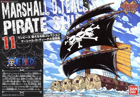 Mô Hình Lắp Ráp ONE PIECE - GRAND SHIP COLLECTION - MARSHALL D TEACH'S SHIP của Bandai nhật Bản