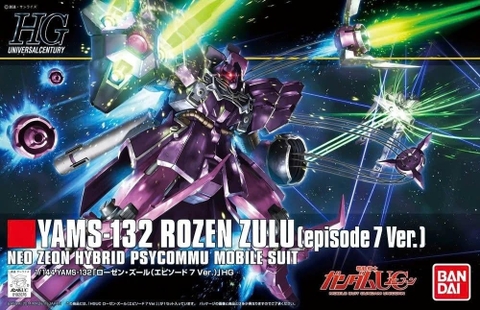 Mô Hình Lắp Ráp Gundam HG UC 1/144 ROZEN ZULU - EPISODE 7 VER của Bandai Nhật Bản