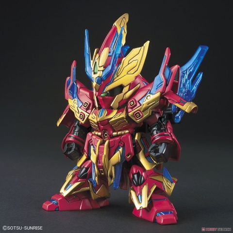 Mô Hình Lắp Ráp Gundam SD SANGOKU SOKETSUDEN Zhang Liao Sazabi của Bandai Nhật Bản