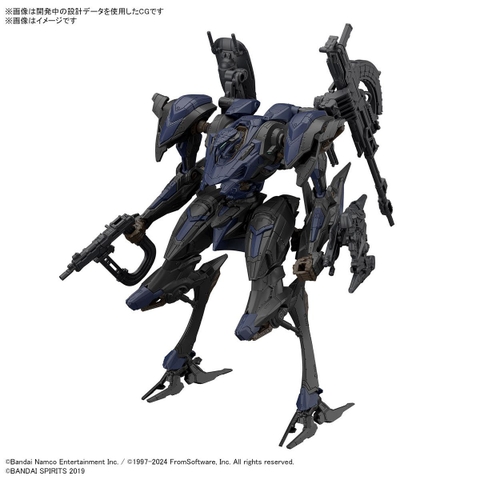 Mô Hình Lắp Ráp 30MM ARMORED CORE Ⅵ FIRES OF RUBICON SCHNEIDER NACHTREIHER/40E STEEL HAZE của Bandai