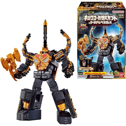 Mô hình Lắp Ráp Minipla King Caucasus Beetle & Guardian Hercules - Ohsama Sentai KingOhger của Banđai