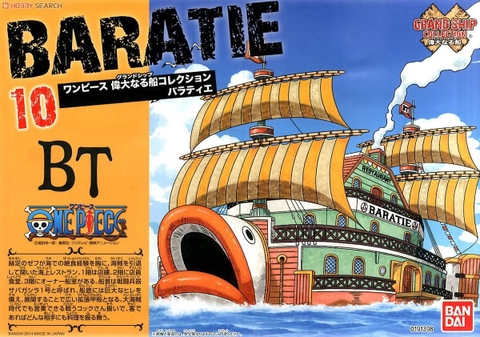 Mô Hình Lắp Ráp ONE PIECE - GRAND SHIP COLLECTION - BARATIE của Bandai Nhật bản
