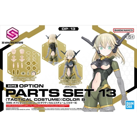 Mô hình phụ kiện Bandai 30MS Option Parts Set 13 (Tatical Costume) [Color B] của Bandai nhật