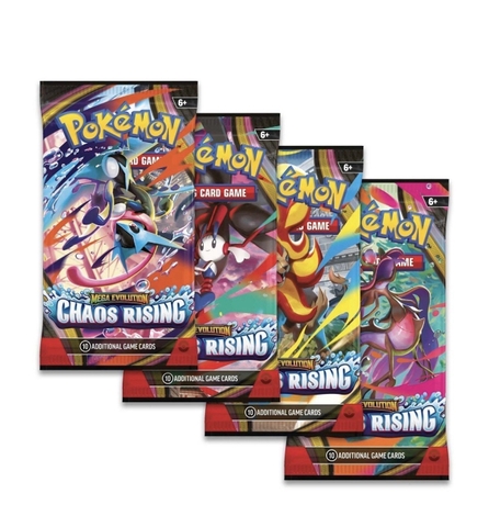 Thẻ TCG Pokemon Mega Evolution Set Chaos Rising Booster chính hãng