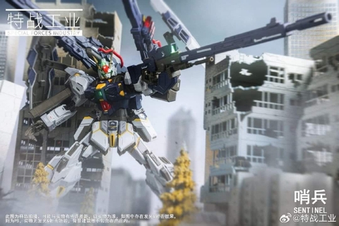 [Hàng Sẵn] Mô hình lắp ráp Sentinel tặng kèm 2 bộ giáp gundam (Tặng kèm khung xương kim loại, base và decal nước)