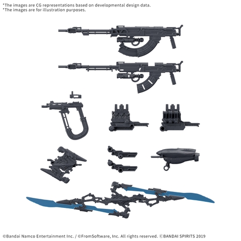 Mô Hình Lắp Ráp 30MM OPTION PARTS SET ARMORED CORE Ⅵ FIRES OF RUBICON WEAPON SET 06 của Bandai