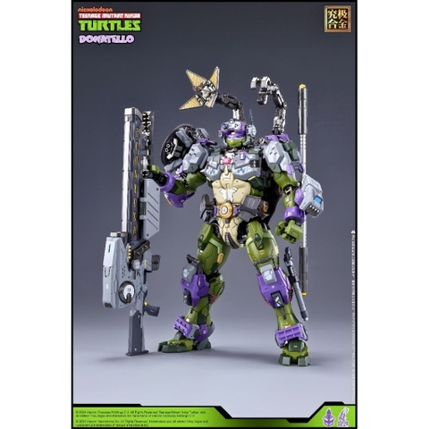 Mô hình Ráp Sẵn Action Figure With Metal Frame Donatello Cơ Giáp Ninja Rùa (TMNT-04) của HEATBOYS