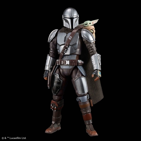 Mô Hình Lắp Ráp STAR WARS 1/12 THE MANDALORIAN AND GROGU - THE MANDALORIAN AND GROGU của Bandai