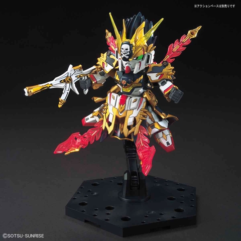 Mô Hình Lắp Ráp Gundam SD Sangoku Soketsuden Gan Ning Crossbone Gundam của Bandai Nhật Bản