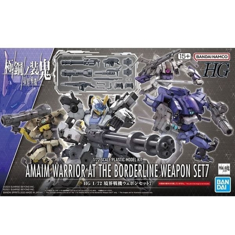 [Hỏa Tốc] Mô hình lắp ráp hg 1/72 AMAIM WARRIOR AT THE BORDERLINE WEAPONSET 7 chính hãng bandai