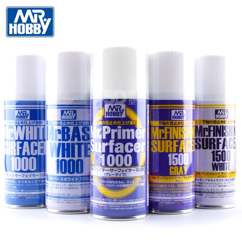 Bình xịt sơn lót mô hình Primer Spray B504 B505 B506 B511 B515 B518 B519 B526 B527 B529 B611 B612 của Mr Hobby