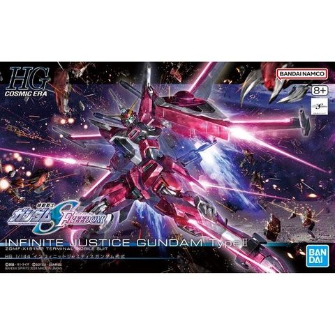 Mô hình lắp ráp Gundam HGCE 1/144 Infinite Justice Gundam Type II Type 2 Chính hãng BANDAI nhật bản