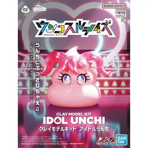 Mô Hình Lắp Ráp Clay Model Kit - Unkosol Day Idol Unchi của Bandai Nhật Bản