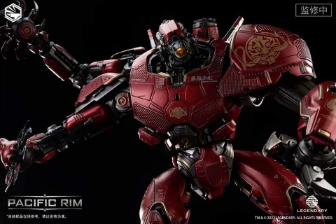 Mô Hình Ráp Sẵn Action DieCast Figure Heavy Mecha - Crimson Typhoon (Jaeger) - Pacific Rim