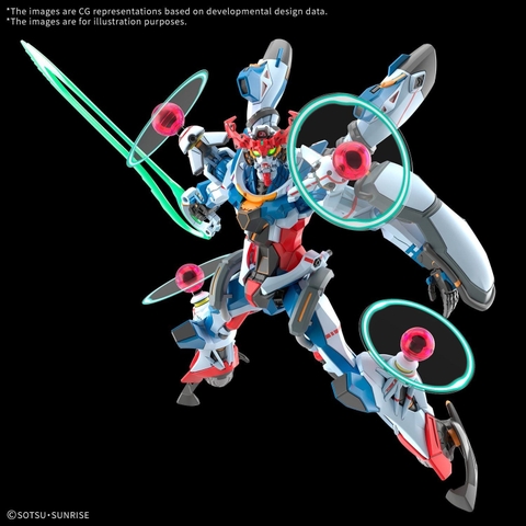 Mô Hình Lắp Ráp Gundam HG GQ 1/144 GQuuuuuuX - Endymion Unit Awakened của Bandai Nhật Bản