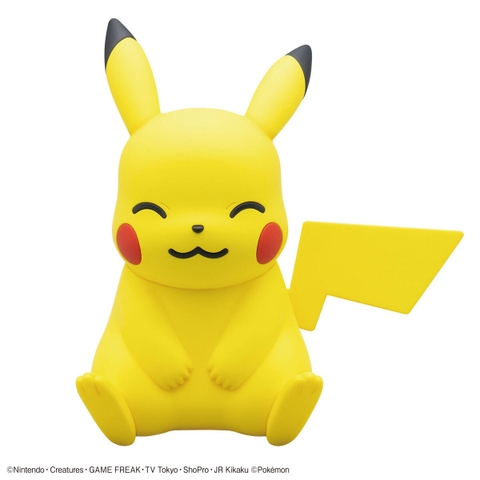 Mô hình lắp ráp Pokémon PLAMO COLLECTION QUICK!! 16 Pikachu (Sitting Pose) của Bandai nhật