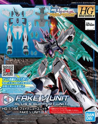 Mô Hình Lắp Ráp Gundam Bộ phụ Kiện HGBD:R 1/144 FAKE ν UNIT của Bandai Nhật Bản