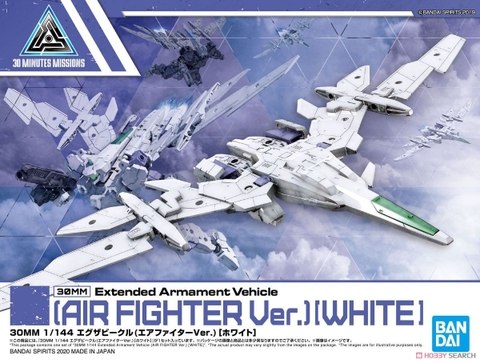 Mô Hình Lắp Ráp Phụ Kiện 30MM 1/144 EXTENDED ARMAMENT VEHICLE (AIR FIGHTER Ver.)[WHITE] của Bandai