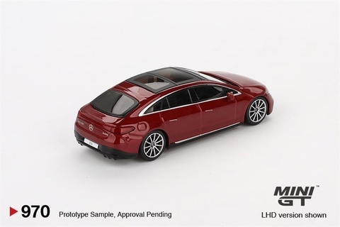 Mô Hình Xe MiniGT Box Version MGT00970 Mercedes-Benz EQS 580 4MATIC Red Metallic