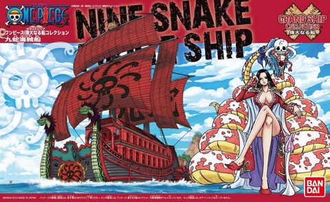 Mô Hình Lắp Ráp ONE PIECE - GRAND SHIP COLLECTION - KUJA PIRATES SHIP của Bandai Nhật Bản