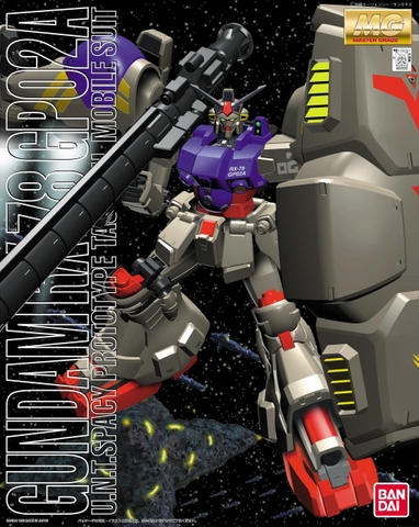 Mô Hình Lắp Ráp Gundam MG 1/100 GUNDAM GP02A của Bandai Nhật Bản
