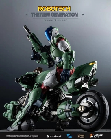 Mô Hình Ráp Sẵn MB Robotech Ultimate X-Class Space Fortress Cyclone Motorcycle của Moshow toys