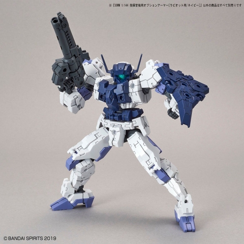 Mô Hình Lắp Ráp Phụ Kiện 30MM 1/144 OPTION ARMOR FOR COMMANDER [RABIOT EXCLUSIVE / NAVY] của Bandai