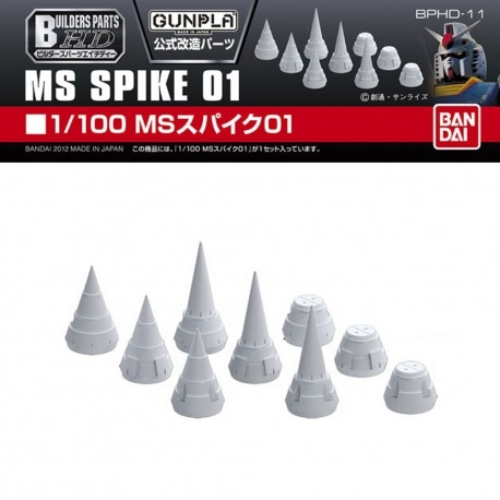 Mô Hình Lắp Ráp Gundam Bộ Phụ Kiện BUILDERS PARTS HD 1/144 MS SPIKE 01 của Bandai Nhật Bản