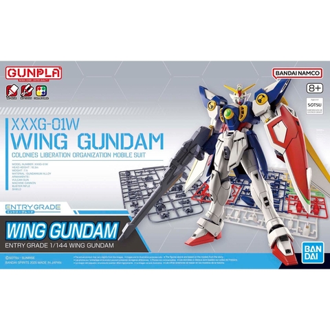 Mô Hình Lắp Ráp Gundam EG 1/144 Wing Gundam của Bandai Nhật bản