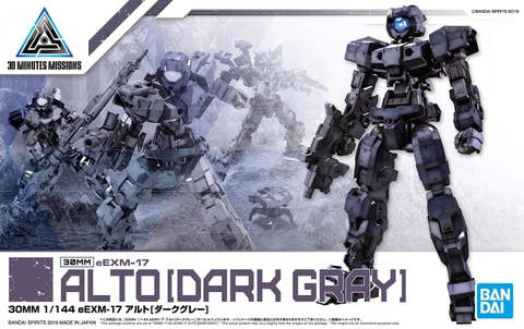 Mô Hình Lắp Ráp 30MM 1/144 eEXM-17 ALTO [DARK GLAY] của Bandai Nhật Bản
