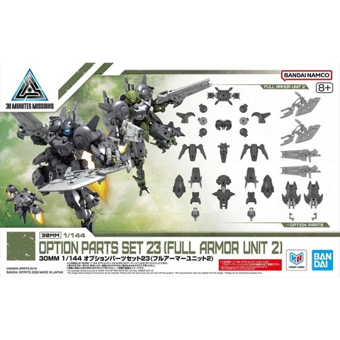Mô Hình Lắp Ráp Phụ Kiện 30MM 1/144 OPTION PARTS SET 23 (FULL ARMOR UNIT 2) của Bandai Nhật Bản
