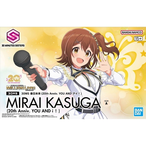 Mô Hình Lắp Ráp 30MS - THE IDOLMASTER - MIRAI KASUGA - 20th Anniv YOU AND i của Bandai Nhật Bản