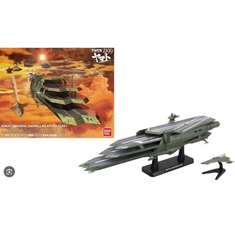 Mô Hình Lắp Ráp Gundam 1/1000 GAIPERON CLASS Multi-Level Space Carrier BALGRAY của Bandai Nhật Bản