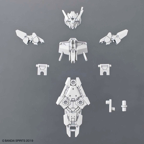 Mô Hình Lắp Ráp 30MM 1/144 Phụ kiện Option Armor for Commander - Alto - White của Bandai Nhật Bản