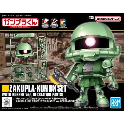 Mô Hình Lắp Ráp Gundam ZAKUPLA-KUN DX Set with Runner Ver reproduction parts của Bandai Nhật Bản