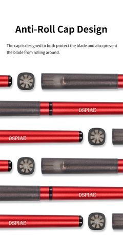 Dụng cụ  DSPIAE Dao tỉa chi tiết cao cấp toàn bộ kim loại DK-1 (tặng Kèm 21 lưỡi dao)