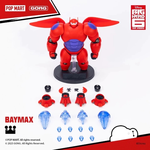 Mô hình lắp ráp nhân vật Baymax From Big Hero 6 của PMxGong x pop mar (tặng kèm base, effect)