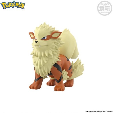 Mô Hình Nhân Vật POKEMON SCALE WORLD KANTO REGION BLUE & ARCANINE Chính hãng P-bandai JP