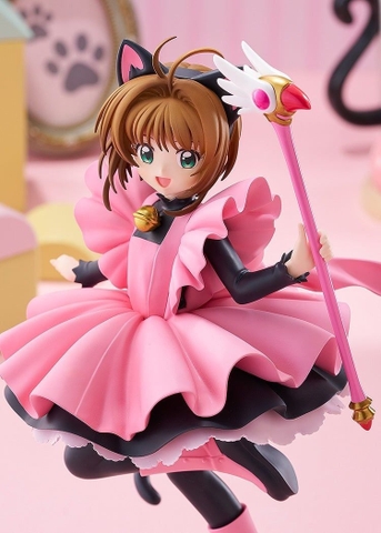 Mô Hình Figure POP UP PARADE Sakura Kinomoto Black Cat Costume Ver L Size - Cardcaptor Sakura của Good Smile Company