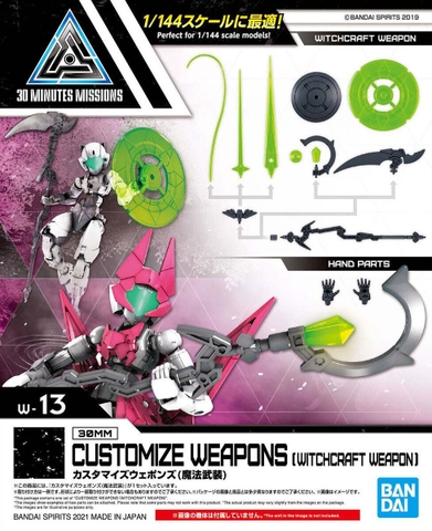 Mô Hình Lắp Ráp 30MM 1/144 Phụ Kiện Option Weapon - Witchcraft Weapon của Bandai Nhật Bản