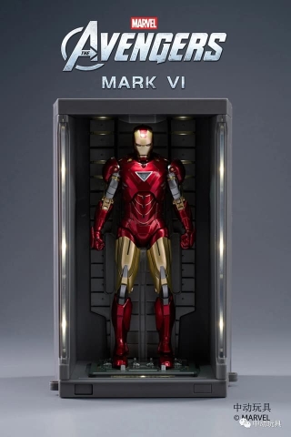 Mô Hình Ráp Sẵn Marvel Iron Man Mark VI (MK6) Scale 1/10 của ZDtoys