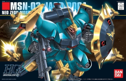 Mô Hình Lắp Ráp Gundam HG UC 1/144 JAGD DOGA - GYUNEI của Bandai Nhật Bản