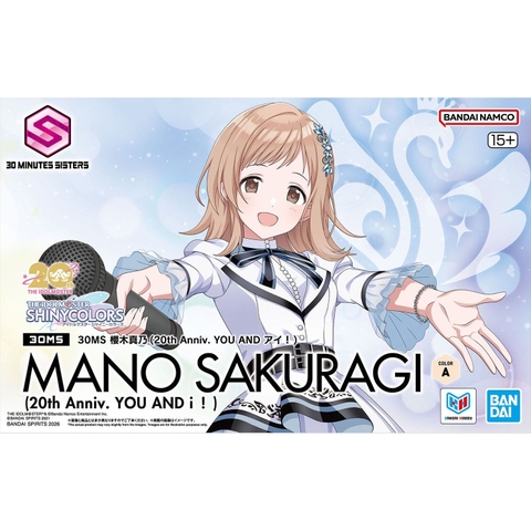 Mô Hình Lắp Ráp 30MS THE IDOLMASTER - MANO SAKURAGI - 20th Anniv YOU AND i! của Bandai Nhật Bản