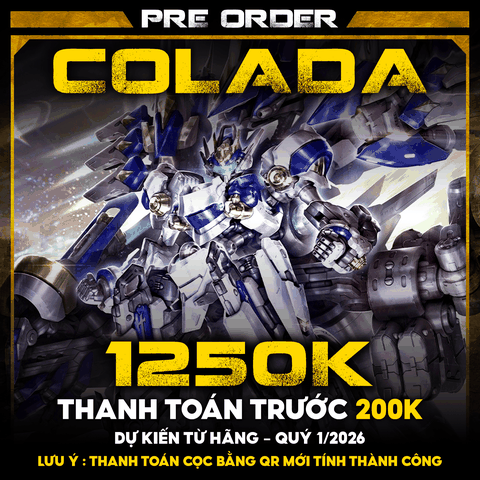 [Đặt Trước] [Lô 1] Mô Hình Lắp Ráp Intersecting Frontline Mecha God - COLADA - Gồm 11 bộ đèn led độc lập và hơn 950 chi tiết