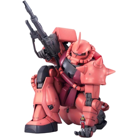 Mô Hình Lắp Gunpla Ráp Gundam MG 1/100 Char's Zaku II Chính Hãng bandai Nhật Bản
